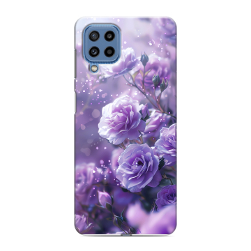 Силиконовый чехол на Samsung Galaxy M32 с принтом Розы цветы Силиконовый чехол на Samsung Galaxy M32 с принтом Розы цветы
