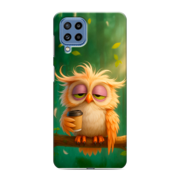 Силиконовый чехол на Samsung Galaxy M32 с принтом сова