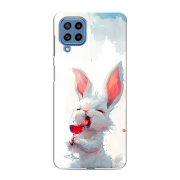 Силиконовый чехол на Samsung Galaxy M32 с принтом кролик зайчик Силиконовый чехол на Samsung Galaxy M32 с принтом кролик зайчик