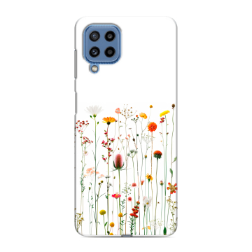 Силиконовый чехол на Samsung Galaxy M32 с принтом цветы Силиконовый чехол на Samsung Galaxy M32 с принтом цветы