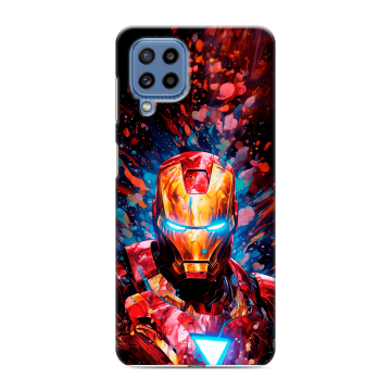 Силиконовый чехол на Samsung Galaxy M32 с принтом Железный человек Ironman Силиконовый чехол на Samsung Galaxy M32 с принтом Железный человек Ironman