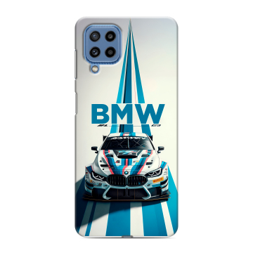 Силиконовый чехол на Samsung Galaxy M32 с принтом БМВ BMW Силиконовый чехол на Samsung Galaxy M32 с принтом БМВ BMW