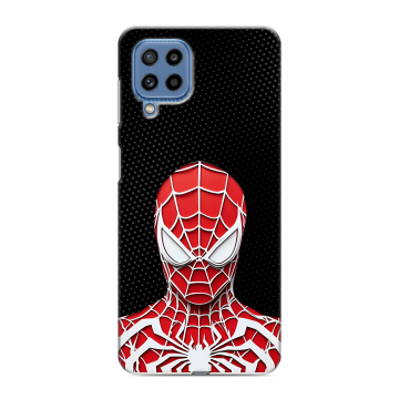 Силиконовый чехол на Samsung Galaxy M32 с принтом человек паук spiderman Силиконовый чехол на Samsung Galaxy M32 с принтом человек паук spiderman