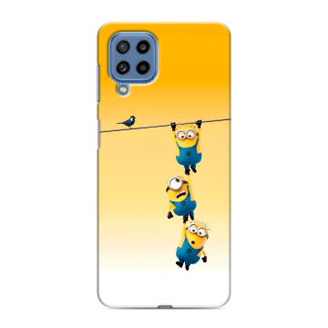 Силиконовый чехол на Samsung Galaxy M32 с принтом Миньоны Силиконовый чехол на Samsung Galaxy M32 с принтом Миньоны