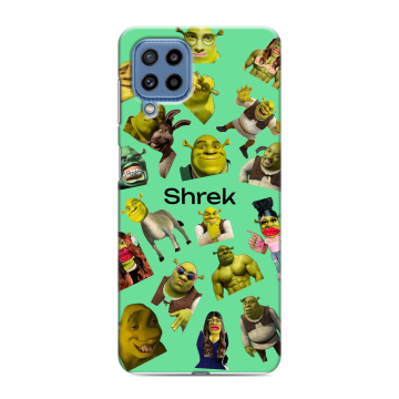 Силиконовый чехол на Samsung Galaxy M32 с принтом Шрек Shrek Силиконовый чехол на Samsung Galaxy M32 с принтом Шрек Shrek