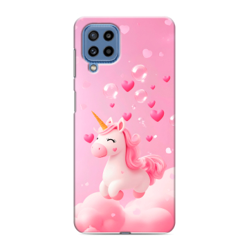 Силиконовый чехол на Samsung Galaxy M32 с принтом Единорог