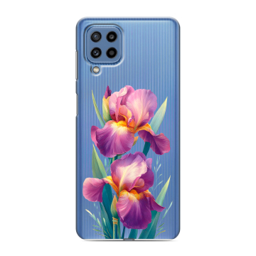 Силиконовый чехол на Samsung Galaxy M32 с принтом Цветы орхидеи Силиконовый чехол на Samsung Galaxy M32 с принтом Цветы орхидеи