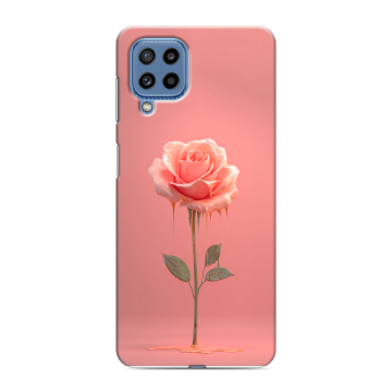 Силиконовый чехол на Samsung Galaxy M32 с принтом Розовая роза Силиконовый чехол на Samsung Galaxy M32 с принтом Розовая роза