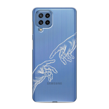 Силиконовый чехол на Samsung Galaxy M32 с принтом Сотворение мира Силиконовый чехол на Samsung Galaxy M32 с принтом Сотворение мира