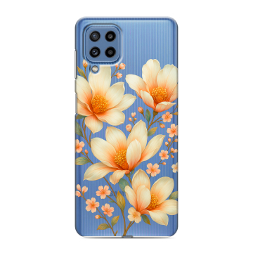 Силиконовый чехол на Samsung Galaxy M32 с принтом Цветы Силиконовый чехол на Samsung Galaxy M32 с принтом Цветы