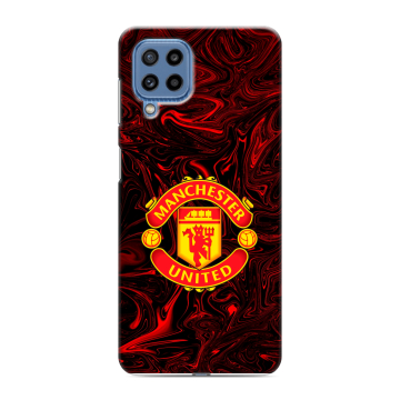 Силиконовый чехол на Samsung Galaxy M32 с принтом Manchester United Силиконовый чехол на Samsung Galaxy M32 с принтом Manchester United