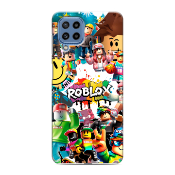 Силиконовый чехол на Samsung Galaxy M32 с принтом Roblox Роблокс Силиконовый чехол на Samsung Galaxy M32 с принтом Roblox Роблокс