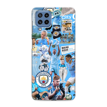 Силиконовый чехол на Samsung Galaxy M32 с принтом Man City Манчестер Сити Силиконовый чехол на Samsung Galaxy M32 с принтом Man City Манчестер Сити