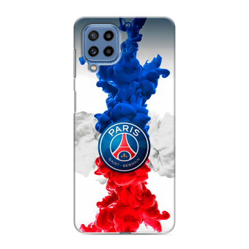 Силиконовый чехол на Samsung Galaxy M32 с принтом PSG ПСЖ Силиконовый чехол на Samsung Galaxy M32 с принтом PSG ПСЖ