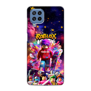 Силиконовый чехол на Samsung Galaxy M32 с принтом Roblox Роблокс Силиконовый чехол на Samsung Galaxy M32 с принтом Roblox Роблокс