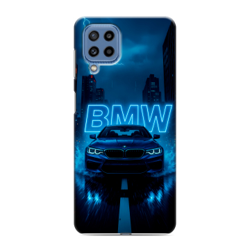 Силиконовый чехол на Samsung Galaxy M32 с принтом BMW БМВ