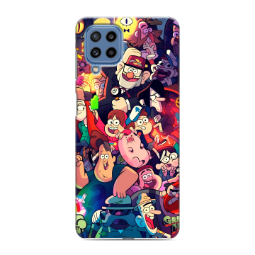 Силиконовый чехол на Samsung Galaxy M32 с принтом Gravity Falls Гравити Фолз Силиконовый чехол на Samsung Galaxy M32 с принтом Gravity Falls Гравити Фолз