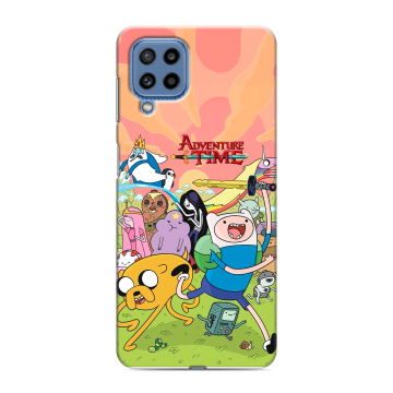 Силиконовый чехол на Samsung Galaxy M32 с принтом Adventure time Время приключений Силиконовый чехол на Samsung Galaxy M32 с принтом Adventure time Время приключений