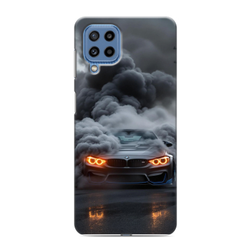 Силиконовый чехол на Samsung Galaxy M32 с принтом BMW БМВ Силиконовый чехол на Samsung Galaxy M32 с принтом BMW БМВ