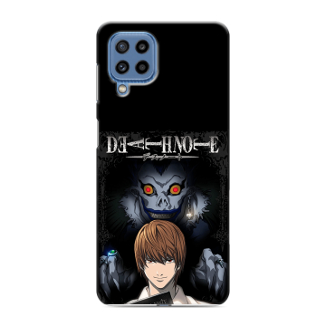 Силиконовый чехол на Samsung Galaxy M32 с принтом Death note Тетрадь смерти Силиконовый чехол на Samsung Galaxy M32 с принтом Death note Тетрадь смерти
