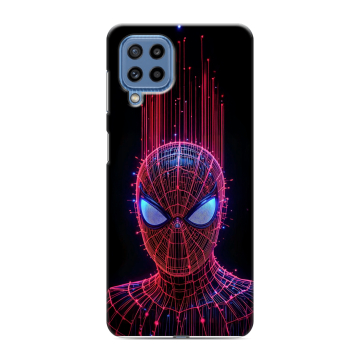 Силиконовый чехол на Samsung Galaxy M32 с принтом Spiderman Человек паук Силиконовый чехол на Samsung Galaxy M32 с принтом Spiderman Человек паук