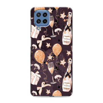 Силиконовый чехол на Samsung Galaxy M32 с принтом Новый год Силиконовый чехол на Samsung Galaxy M32 с принтом Новый год