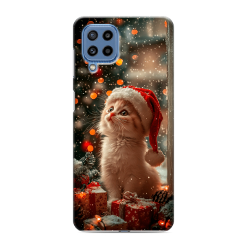 Силиконовый чехол на Samsung Galaxy M32 с принтом Новый год Силиконовый чехол на Samsung Galaxy M32 с принтом Новый год