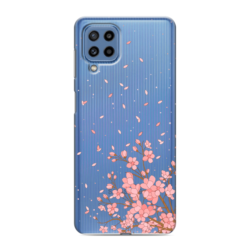 Силиконовый чехол на Samsung Galaxy M32 с принтом Ветка сакуры Силиконовый чехол на Samsung Galaxy M32 с принтом Ветка сакуры