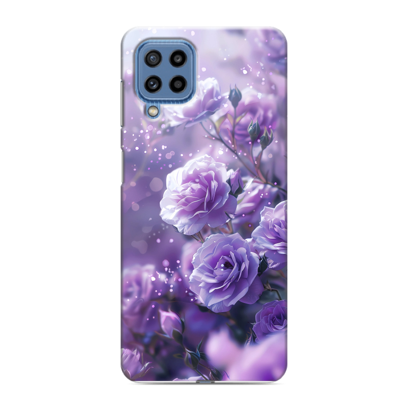 Силиконовый чехол на Samsung Galaxy M32 с принтом Розы цветы Силиконовый чехол на Samsung Galaxy M32 с принтом Розы цветы