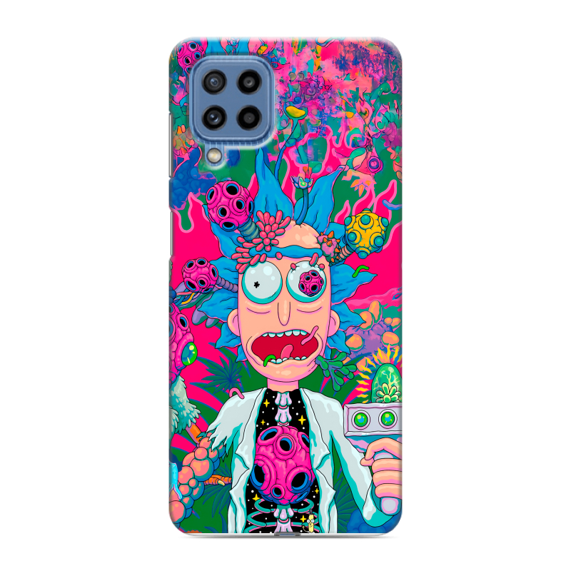 Силиконовый чехол на Samsung Galaxy M32 с принтом Рик и Морти Rick Morty Силиконовый чехол на Samsung Galaxy M32 с принтом Рик и Морти Rick Morty