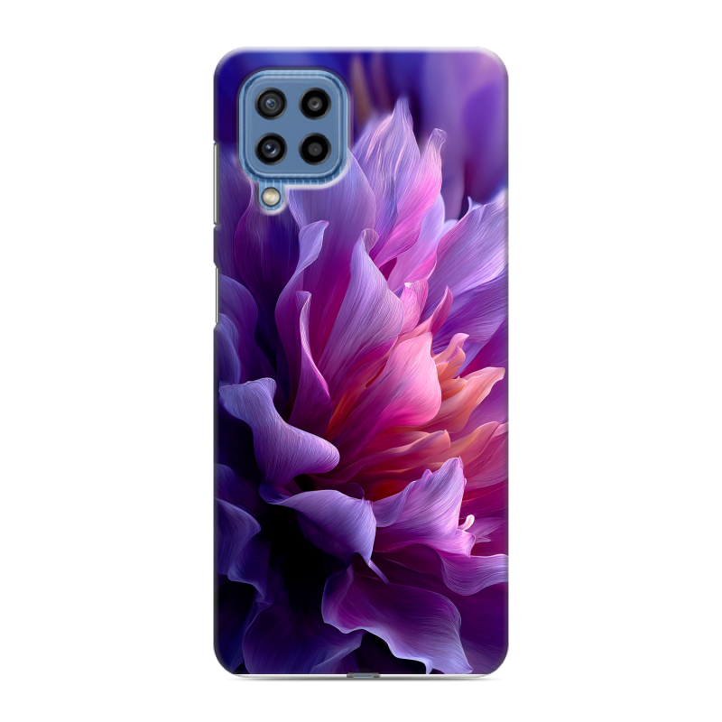Силиконовый чехол на Samsung Galaxy M32 с принтом женский цветы Силиконовый чехол на Samsung Galaxy M32 с принтом женский цветы