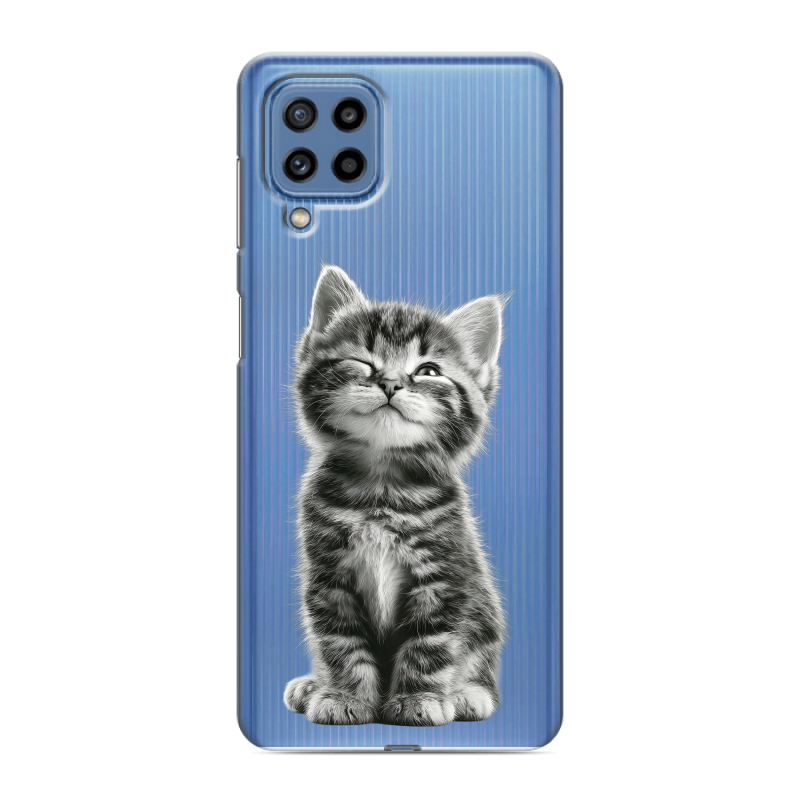 Силиконовый чехол на Samsung Galaxy M32 с принтом Котенок Силиконовый чехол на Samsung Galaxy M32 с принтом Котенок