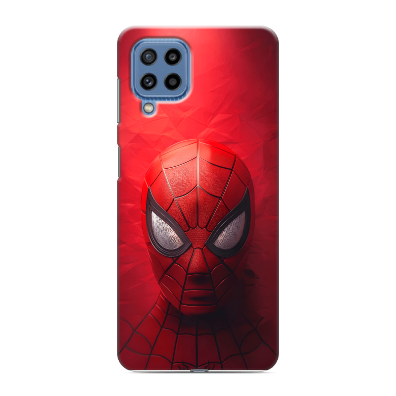Силиконовый противоударный чехол на Samsung Galaxy M32 с принтом Spiderman Человек паук Силиконовый противоударный чехол на Samsung Galaxy M32 с принтом Spiderman Человек паук