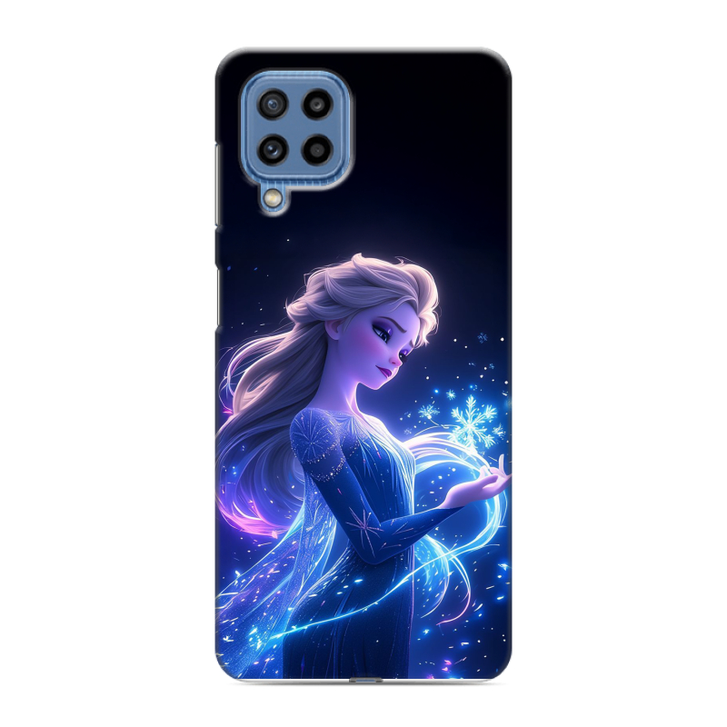 Силиконовый чехол на Samsung Galaxy M32 с принтом Холодное сердце Frozen Силиконовый чехол на Samsung Galaxy M32 с принтом Холодное сердце Frozen