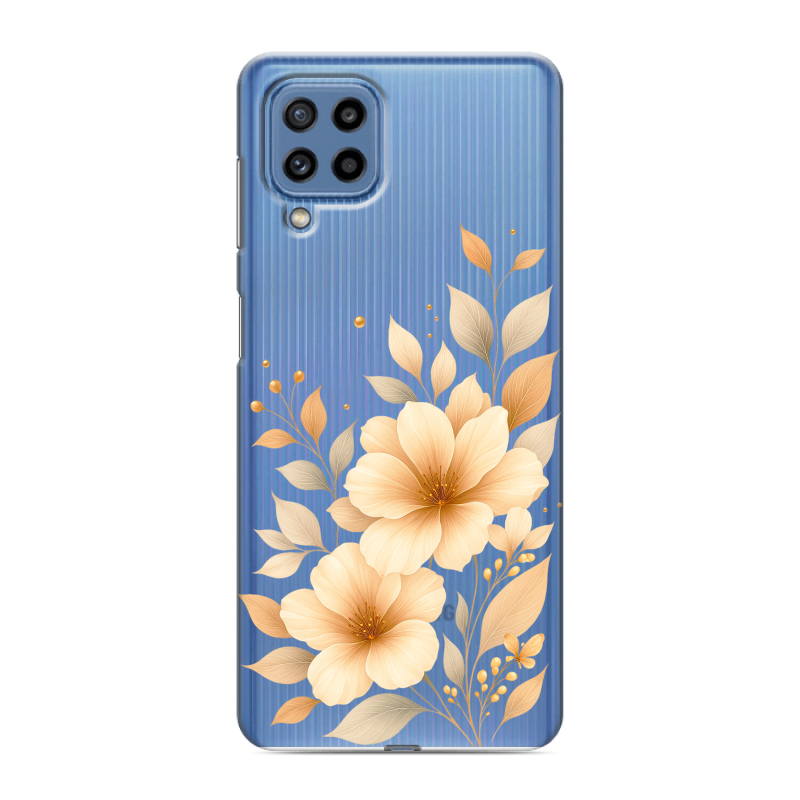 Силиконовый противоударный чехол на Samsung Galaxy M32 с принтом для девушки Силиконовый противоударный чехол на Samsung Galaxy M32 с принтом для девушки