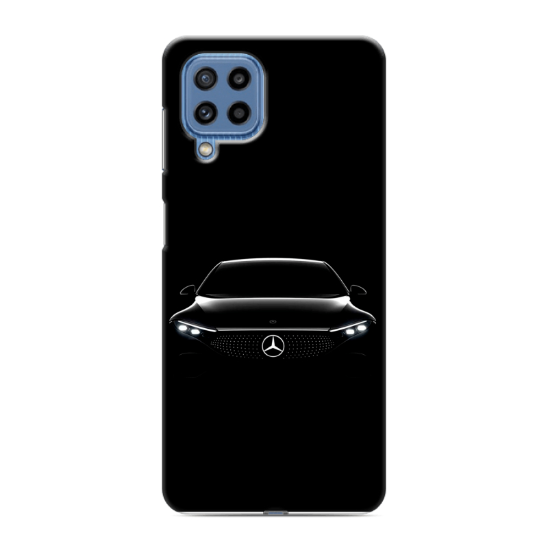 Силиконовый противоударный чехол на Samsung Galaxy M32 с принтом Mercedes Мерседес Силиконовый противоударный чехол на Samsung Galaxy M32 с принтом Mercedes Мерседес