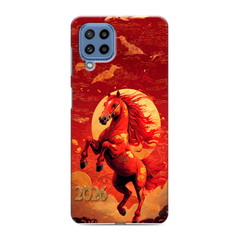 Силиконовый чехол на Samsung Galaxy M32 с принтом Новый год Силиконовый чехол на Samsung Galaxy M32 с принтом Новый год