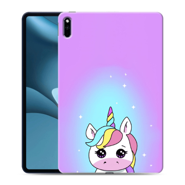 Силиконовый противоударный чехол на планшета Huawei MatePad Pro 10.8 (2021) с принтом Единорог Силиконовый противоударный чехол на планшета Huawei MatePad Pro 10.8 (2021) с принтом Единорог