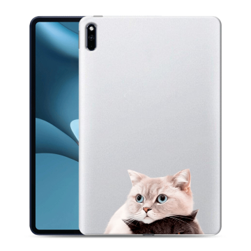Силиконовый противоударный чехол на планшета Huawei MatePad Pro 10.8 (2021) с принтом Кошки Силиконовый противоударный чехол на планшета Huawei MatePad Pro 10.8 (2021) с принтом Кошки