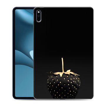 Силиконовый противоударный чехол на планшета Huawei MatePad Pro 10.8 (2021) с принтом Черная клубника
