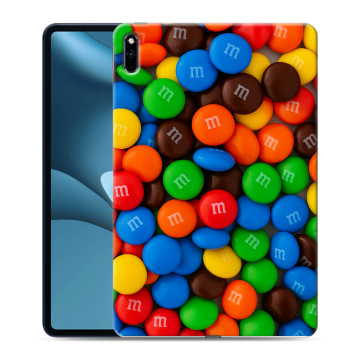 Силиконовый противоударный чехол на планшета Huawei MatePad Pro 10.8 (2021) с принтом Конфеты