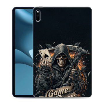 Силиконовый противоударный чехол на планшета Huawei MatePad Pro 10.8 (2021) с принтом Скелет карты