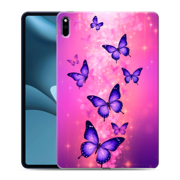 Силиконовый противоударный чехол на Huawei MatePad Pro 10.8 (2021) с принтом Бабочки