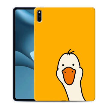 Силиконовый противоударный чехол на Huawei MatePad Pro 10.8 (2021) с принтом Утка