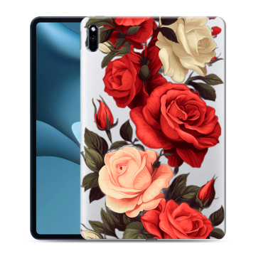Силиконовый противоударный чехол на Huawei MatePad Pro 10.8 (2021) с принтом Розы Силиконовый противоударный чехол на Huawei MatePad Pro 10.8 (2021) с принтом Розы