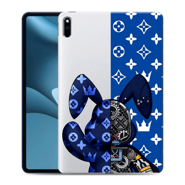 Силиконовый противоударный чехол на Huawei MatePad Pro 10.8 (2021) с принтом Луи робот Силиконовый противоударный чехол на Huawei MatePad Pro 10.8 (2021) с принтом Луи робот