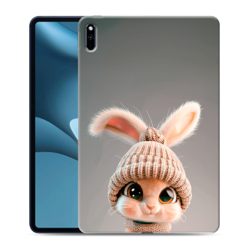 Силиконовый противоударный чехол на Huawei MatePad Pro 10.8 (2021) с принтом Кролик