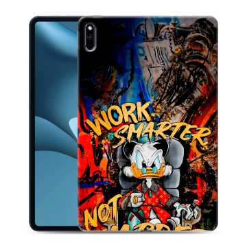Силиконовый противоударный чехол на Huawei MatePad Pro 10.8 (2021) с принтом Дональд Дак Деньги