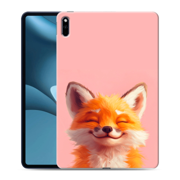 Силиконовый противоударный чехол на Huawei MatePad Pro 10.8 (2021) с принтом милая лиса