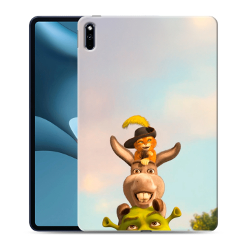 Силиконовый противоударный чехол на Huawei MatePad Pro 10.8 (2021) с принтом Шрек Shrek